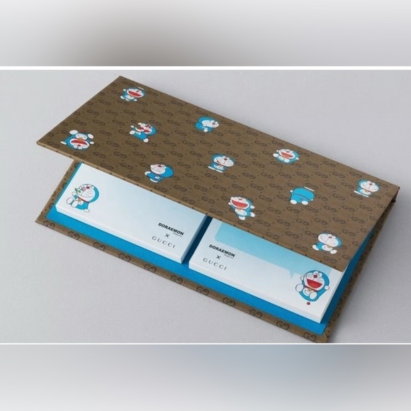 Gucci x Doraemon Brown Memo Pad - Picture 3 of 3